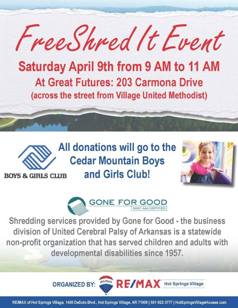 2022 Free Shred It Event