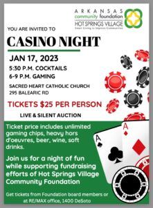 HSV Casino Night flyer, edited