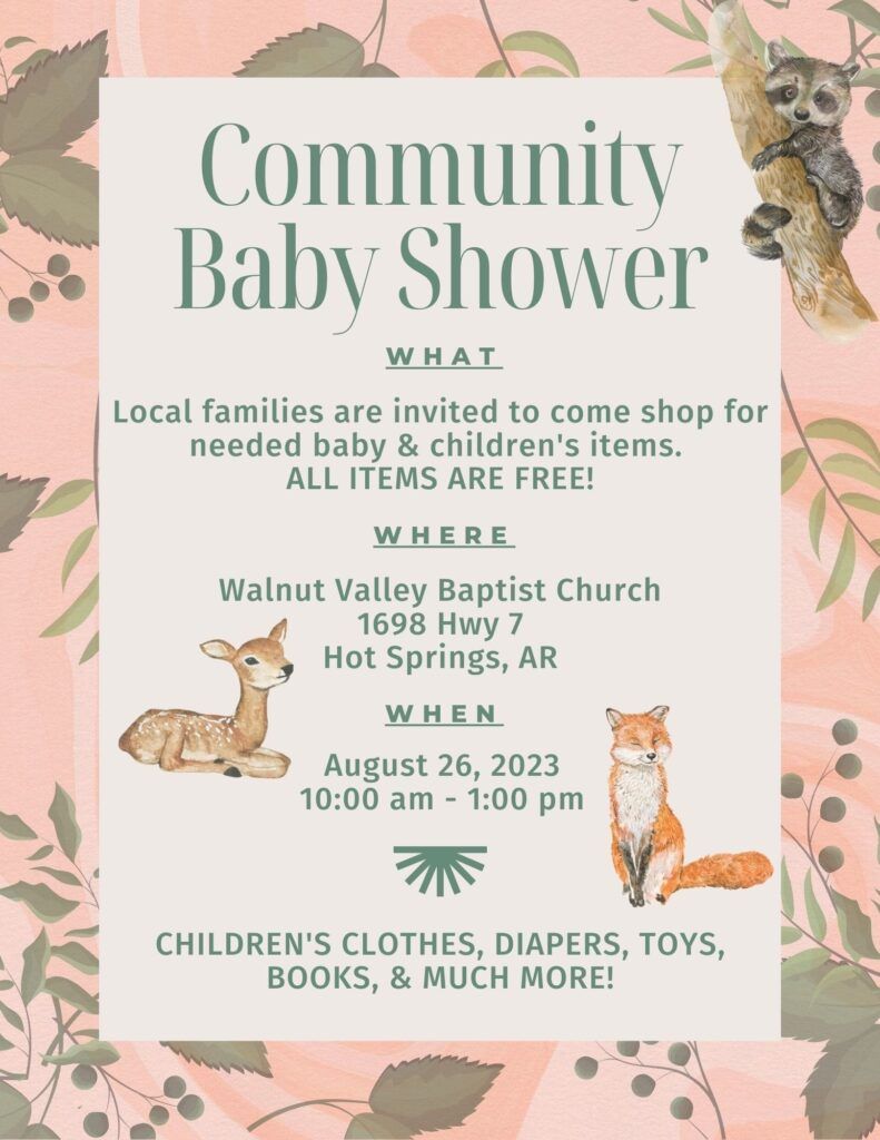 Community Baby & Children Shower