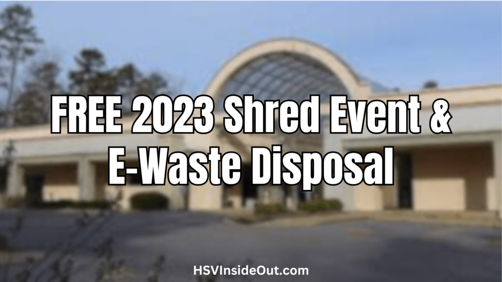FREE 2023 Shred Event & E-Waste Disposal