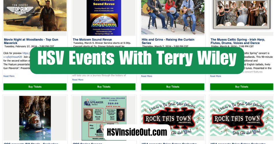 HSV Events With Terry Wiley