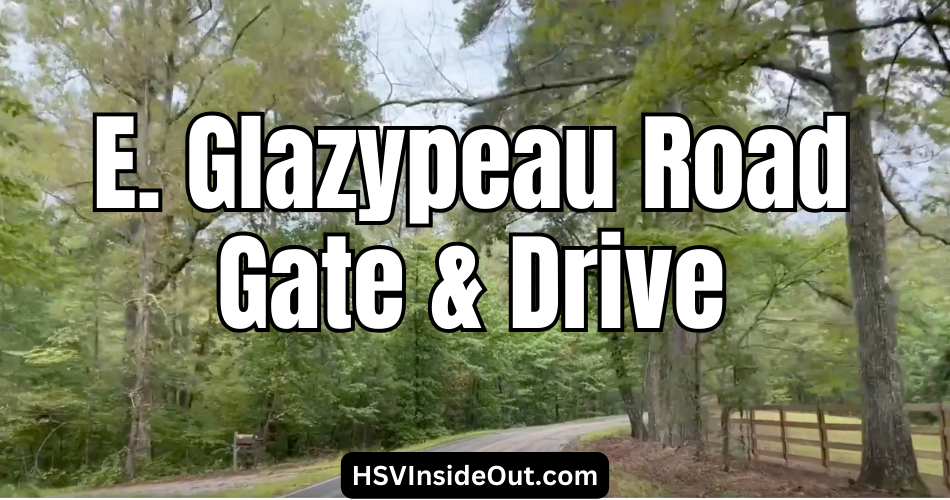 E. Glazypeau Road Gate & Drive