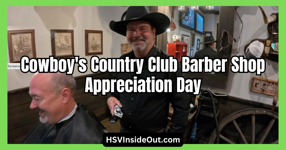 Cowboy's Country Club Barber Shop Appreciation Day