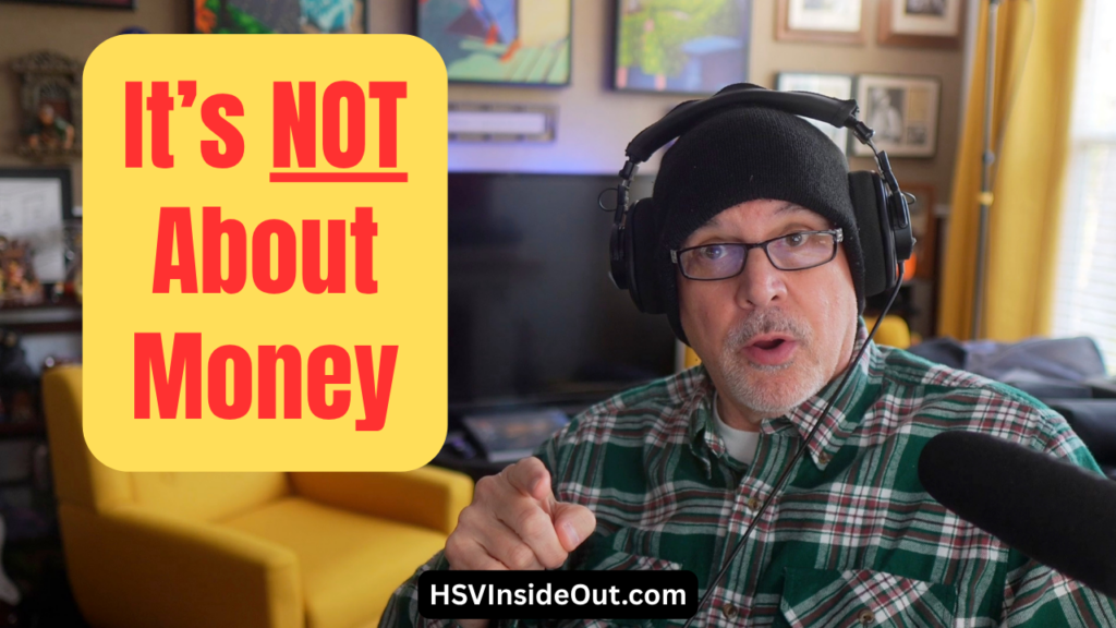 It's Not About Money