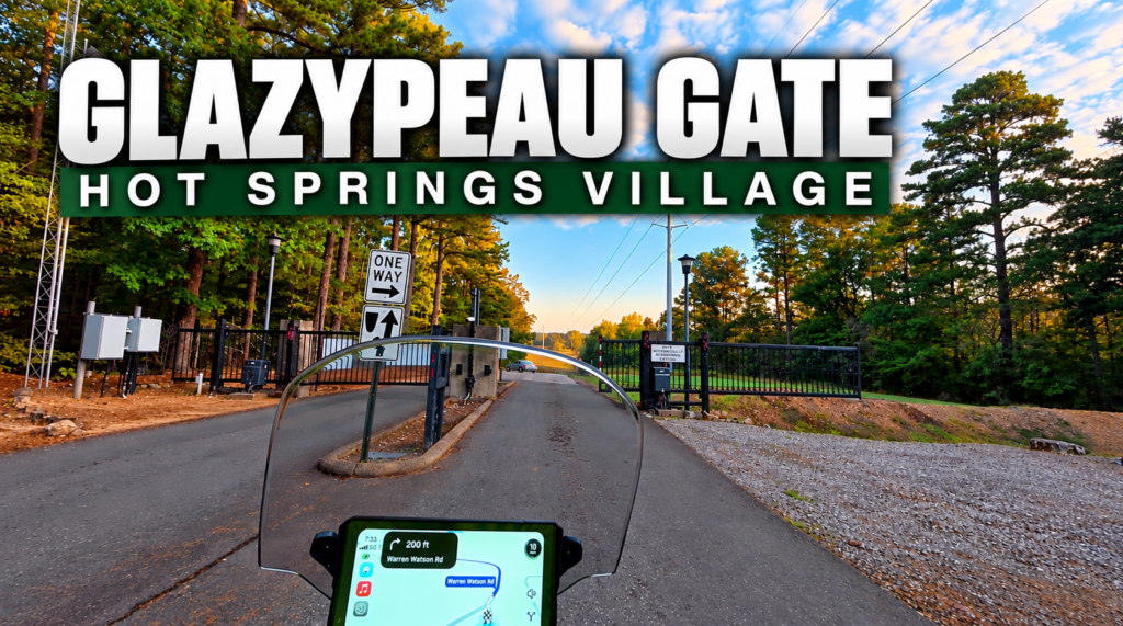 The Gates Of Hot Springs Village: Glazypeau Gate